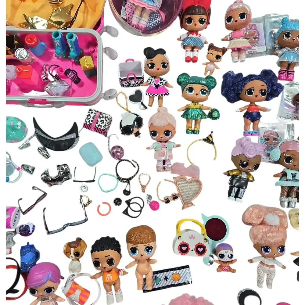 HUGE LOL Surprise Doll Lot 30+ Dolls Pets Lil Sister Accessories Rare HTF Bundle